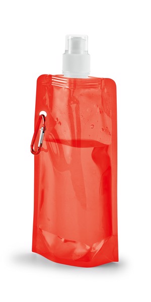 KWILL. Foldable bottle 460 ml - Red