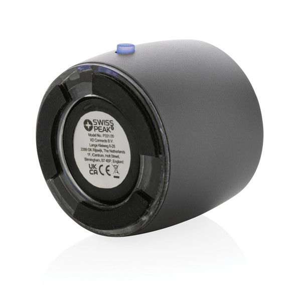 Zvočnik Swiss Peak 3 W, 500 mAh recikliran aluminij