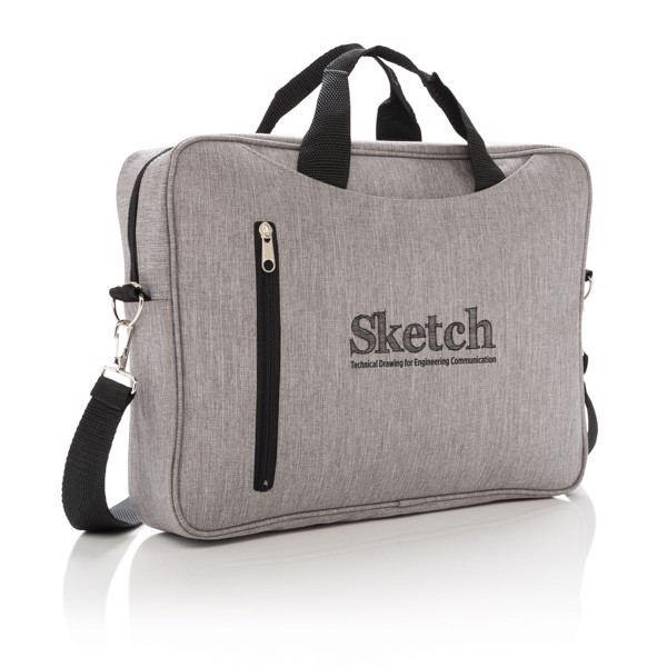 Classic 15” laptop bag - Grey