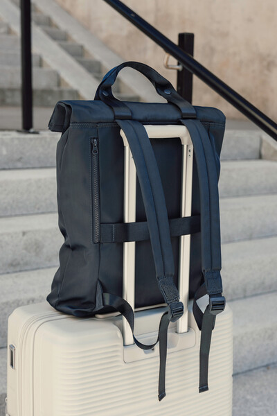 VINGA Sac à dos Baltimore Neo RCS - Bleu Marine