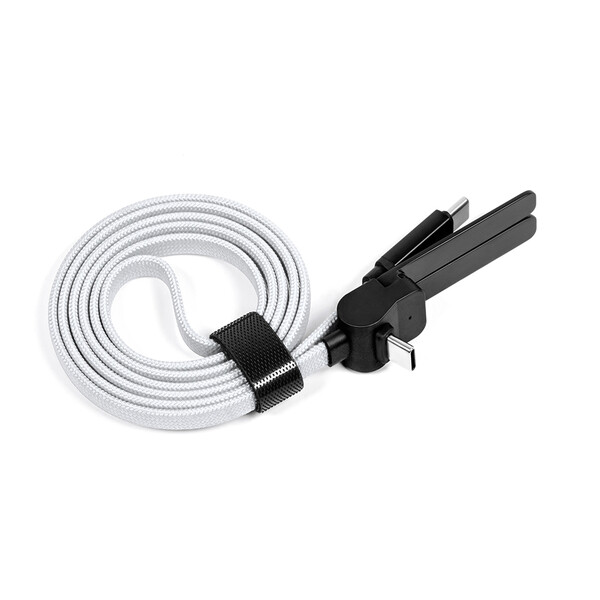 Fast charging data cable and phone holder UC076 - WHITE