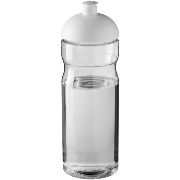 H2O Active® Base 650 ml dome lid sport bottle - Transparent / White