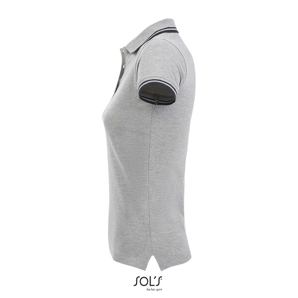 PASADENA pólo mulher 200g Pasadena Women - Grey Melange / French NavyL