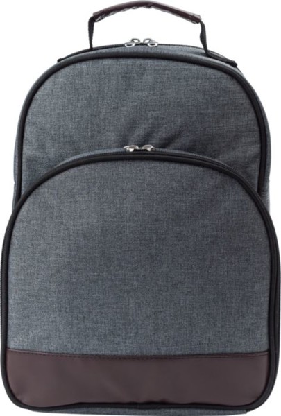 Sac à dos pique-nique en polycanvas Jolie - Grey