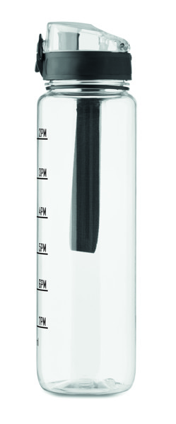 Sport-Trinkflasche RPET 1L Isforden Mark - Transparent