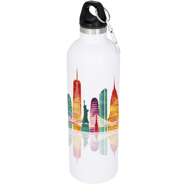 Atlantic 530 ml vacuum insulated bottle - White