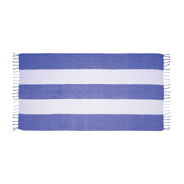Grs-Certified 180 G/M2 Recycled Cotton Beach Towel - Royal