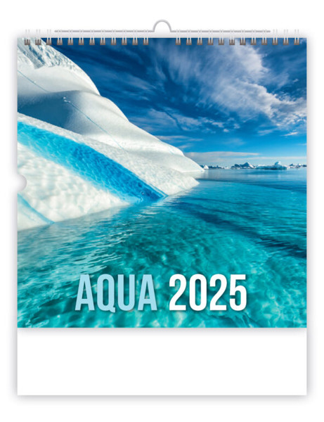 Nástěnný kalendář Aqua 2025