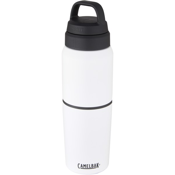 Garrafa de 500 ml de aço inoxidável com isolamento a vácuo e copo de 350 ml "MultiBev"