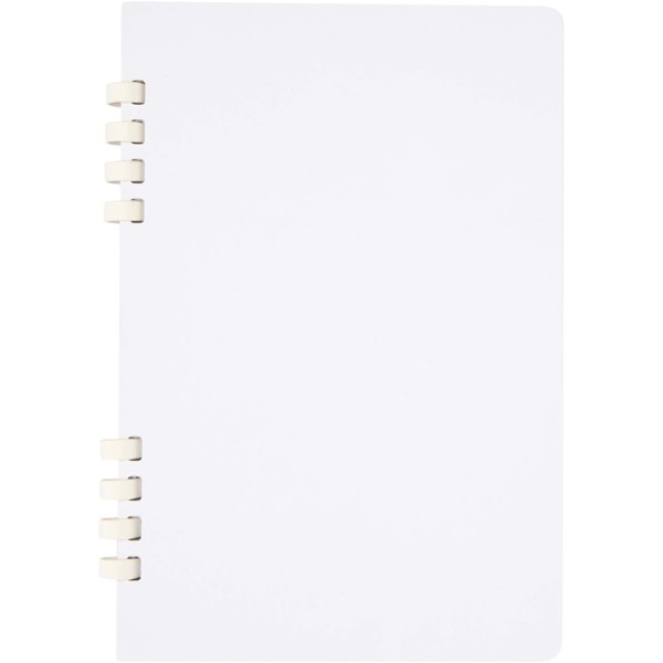 Fil A5 hardcover RCS gerecycleerd spiraalnotitieboek - Wit