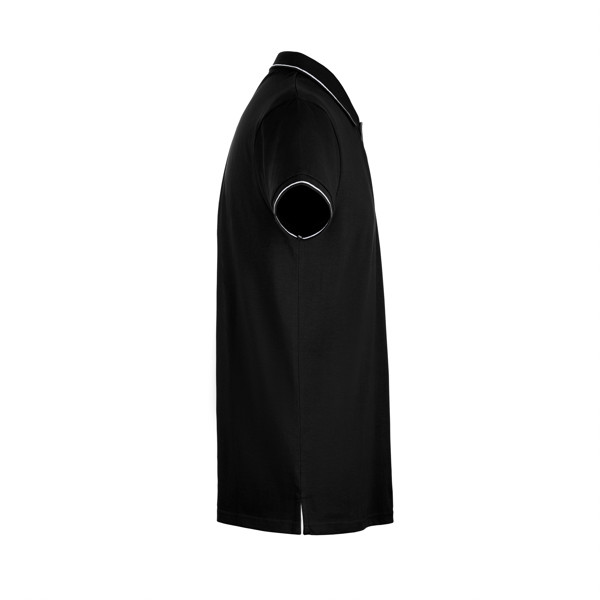Polo thc spectrum bicolor para homem - Branco / Preto 