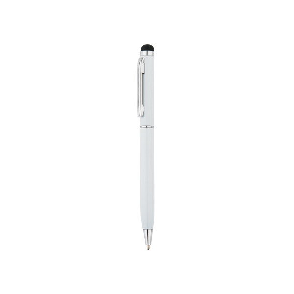 Xd Collection stylus pen, aluminium, 136 mm - White