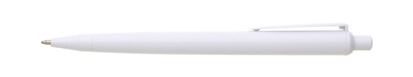 Hote Metalic Plastic Ballpoint Pen - White