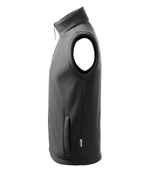 Fleece Vesta Unisex Rimeck® Next - Ocelově Šedá / M