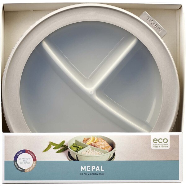 Mepal Cirqula Bento bowl (250+250+500 ml) - White