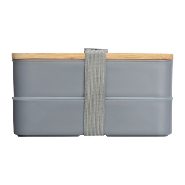 Lunchbox Pescara 2 x 600 ml - Grey