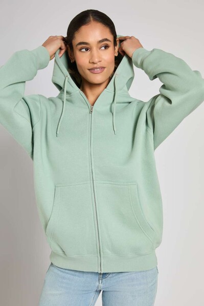 Premium Full Zip Hoodie - White / 2XL