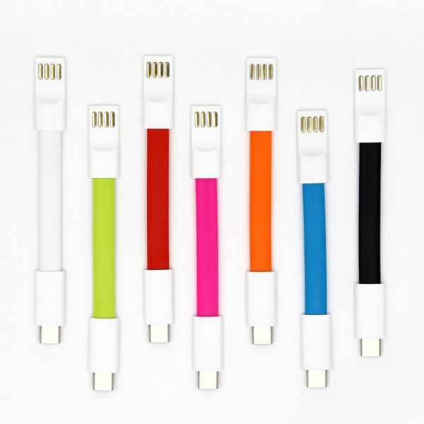 Přívěskový datový USB kabel UC026 - WHITE