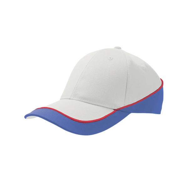 Boné Racing, 35% Algodão / 65% Poliéster - Branco