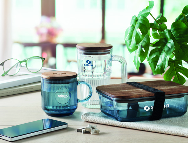 Mug en verre strié 300ml Vitrio Mug