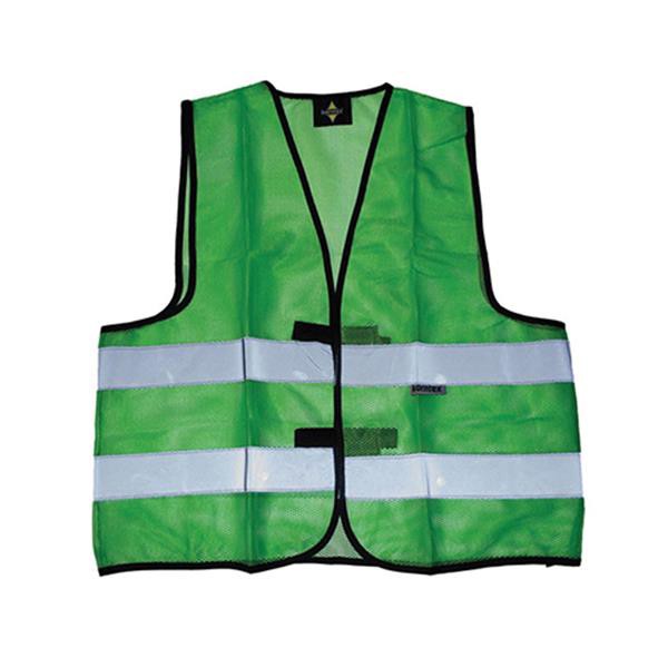 Colete Em Rede De Alta Visibilidade - 100% Poliéster - Vermelho / 2XL