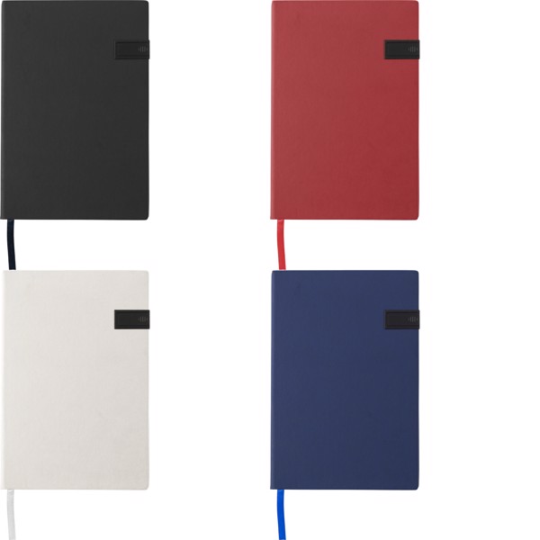 Bloco PU com drive USB Lex - Red