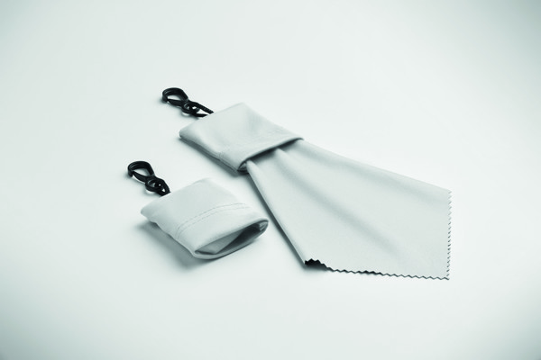 RPET cleaning cloth Clear - White