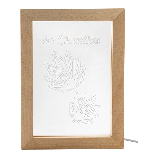 Trophée lampe LED Woodiframe