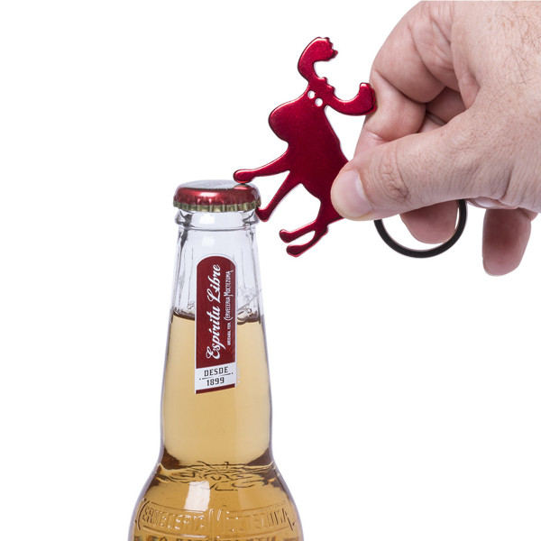 Porte-Clés Ouvre Bouteille Pudox - Argent