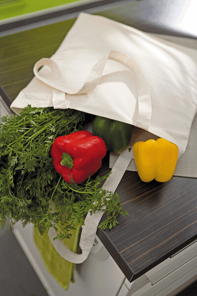 Cotton bag with long handles PURE