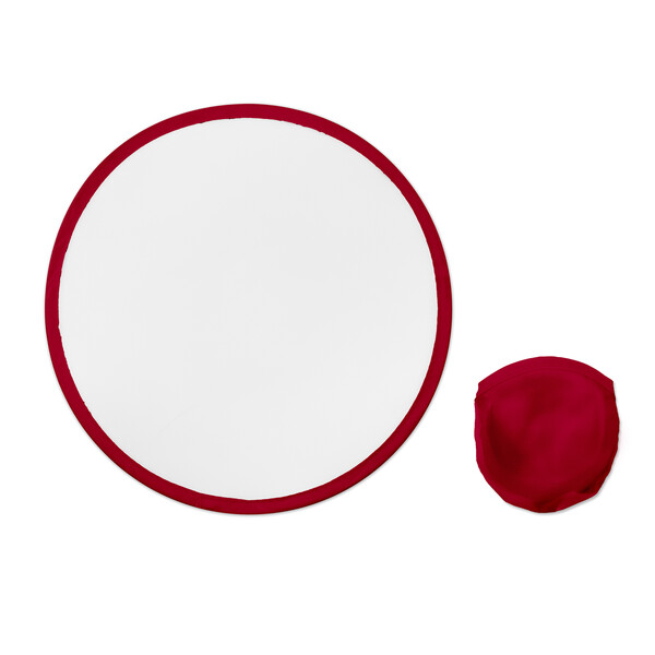 Full colour foldable frisbee - Wine Red