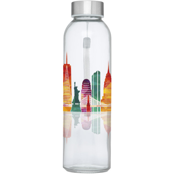 Bouteille de sport Bodhi 500 ml en verre - Bleu