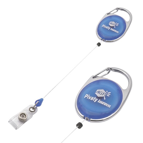 BADGE : PORTE-BADGE EXTENSIBLE - Gris