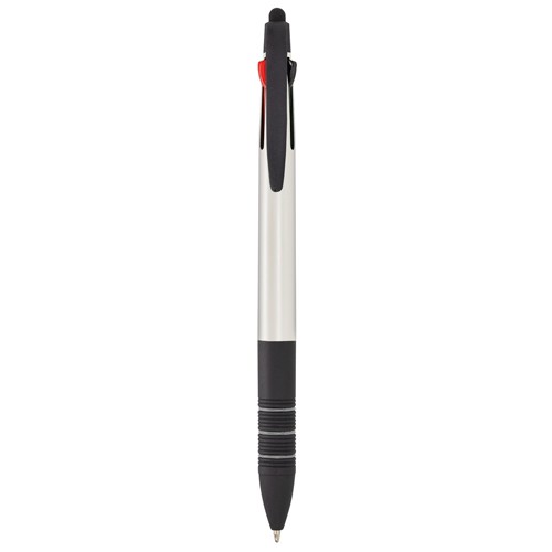 STYLO POINTEUR 3 COULEURS “YAKOV” - Blanc