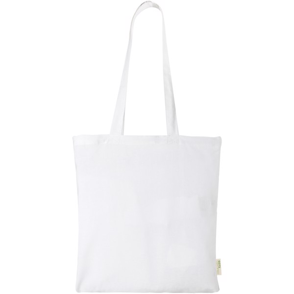 Orissa 100 g/m² Sac fourre-tout en coton biologique 7L - Blanc