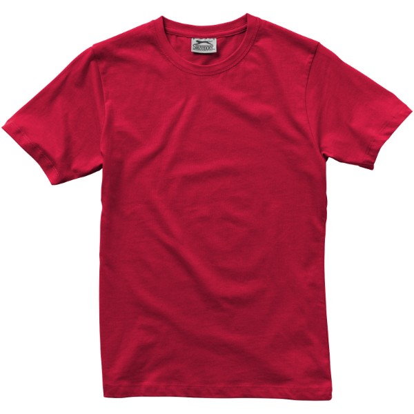 Camiseta de manga corta para mujer "Ace" - Rojo Oscuro / M