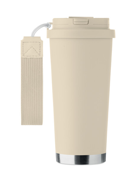 Double wall tumbler 500ml Topaz Large - Beige