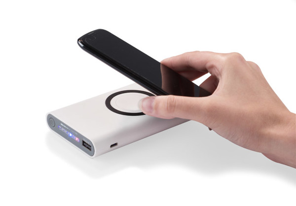 Power bank DOUBLE 8000 mAh - white