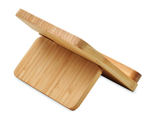 Boogar wireless charger, 15W, bamboo case
