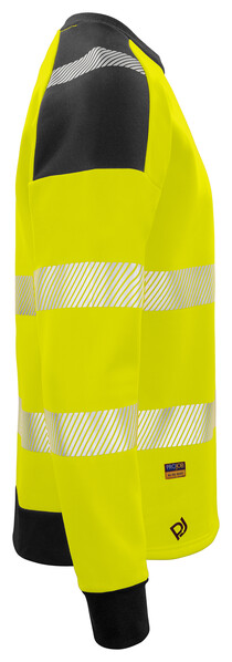 6108 Sweatshirt Roundneck Yellow/black XXL