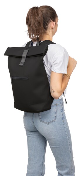 Recycled PU backpack Naiya - Black