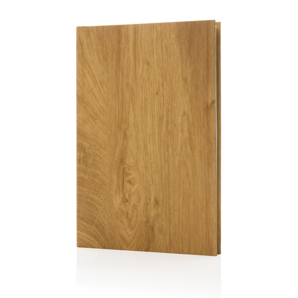 Kavana wood print A5 notebook - Brown