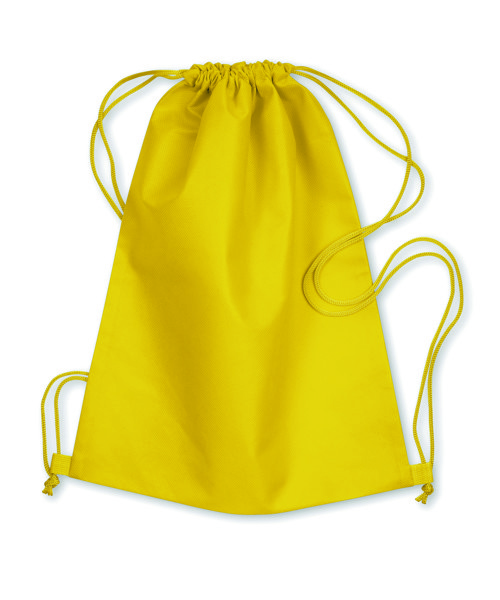 80gr/m² nonwoven drawstring Daffy - Yellow