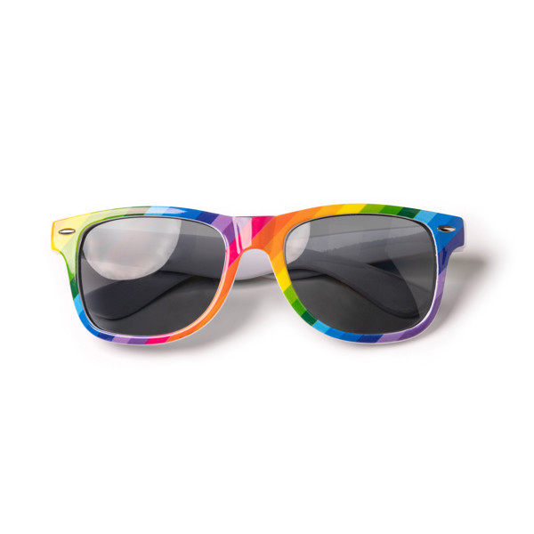 Promotional sunglasses UV400 protection multicolor frame