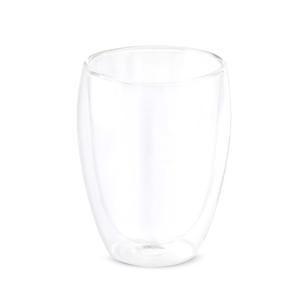 MACHIATO. Set de 2 tasses en verre isotherme