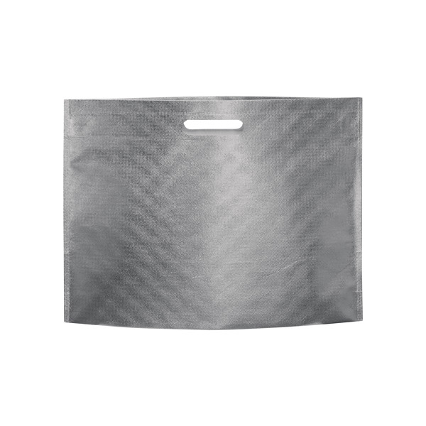 Laminated Non Woven Thermowelded Shopping Bag - Silver