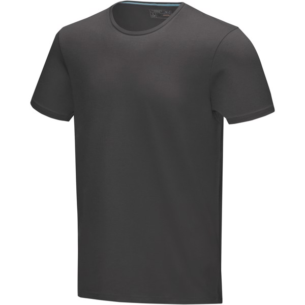T-shirt orgânica de homem "Balfour" - Cinza tempestade / L