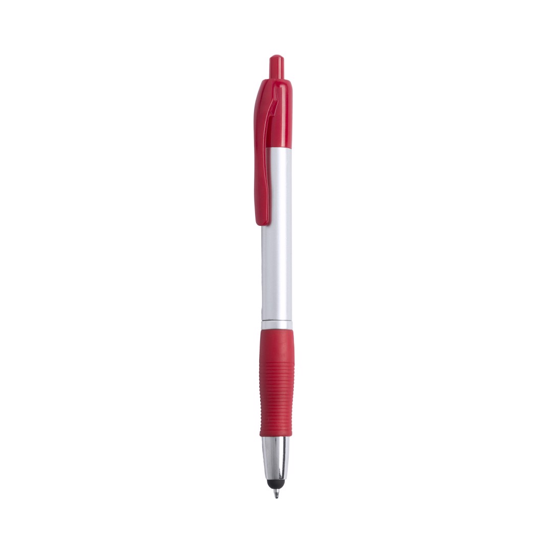 Stylus Touch Ball Pen Clurk - Red