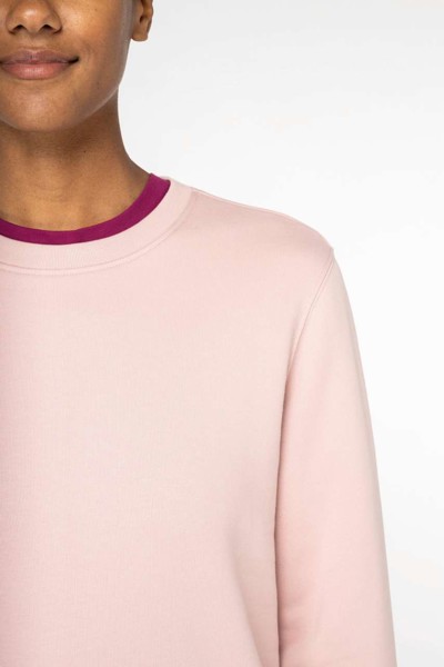 Eco-Friendly Unisex Round Neck Sweatshirt - Peacock Blue / 2XL