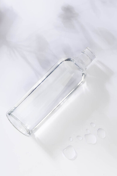 Glass Bottle Agua